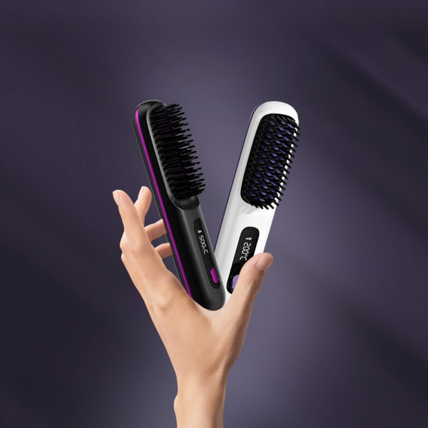 Cordless Hair Straightener & Brush