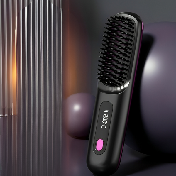 Cordless Hair Straightener & Brush